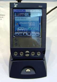 VISOR�p��MusicMatch Jukebox�̎ʐ^