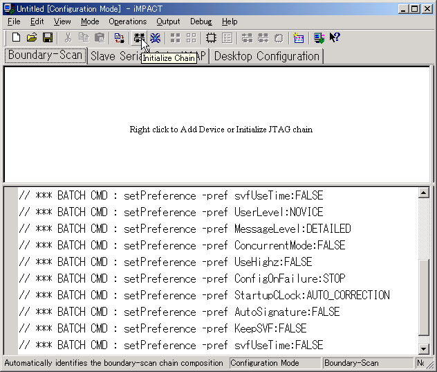 Initialize Chain�{�^�����N���b�N