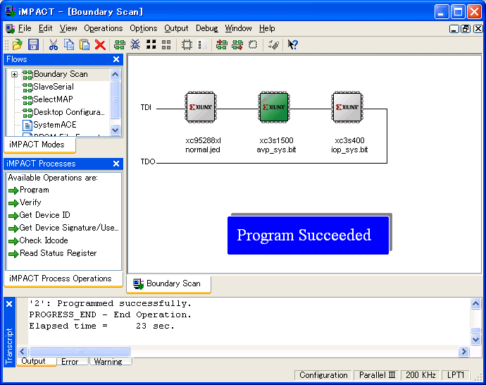 A/V�v���Z�b�T�pFPGA�_�E�����[�h���튮��