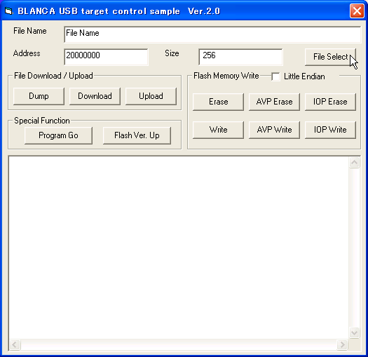 USB�o�R�t���b�V�����������c�[���̋N�����