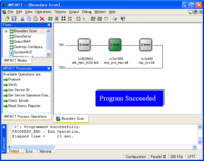 A/V�v���Z�b�T�pFPGA�_�E�����[�h���튮��