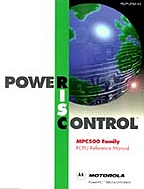 [] {戵i-g[f[^ubN} MPC500 Family RCPU Reference Manual (p)