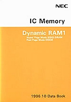 [] {戵i-NECf[^ubN} 1996 Dynamic RAM 1(p)
