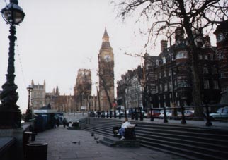 冬のテームズ川